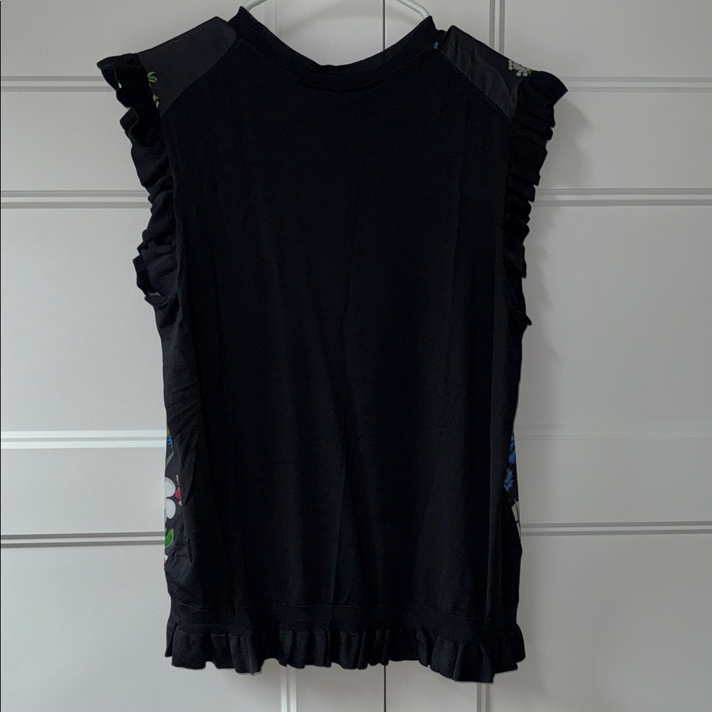 NWT Ted Baker Black Floral Sleeveless Blouse - Picture 5 of 10